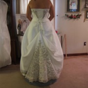 American-Style Bustle for Train of Dress