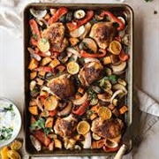 Grilled Harissa Chicken With Vegetables