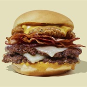 Carolina BBQ Burger With Fried Pickles