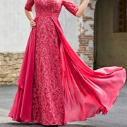 Full Overskirt on Dress