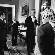 Bill Clinton With Middle Eastern Leaders (Barbara Kinney)