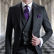 Pinstripe Suit
