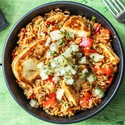 Halloumi Fried Rice