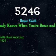 #8733 Nobody Knows When You're Down and Out by Bessie Smith