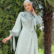 Gathered Sleeves With Ties