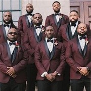 Satin Lapel on Suit Coat