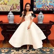 Silk Gazar Wedding Dress