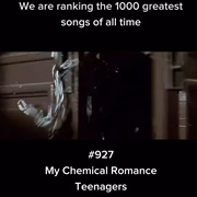 #547 Teenagers by My Chemical Romance