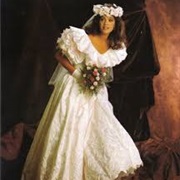 Layered Lace Sleeves Under Lace Collar