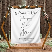 Fabric Wedding Banner