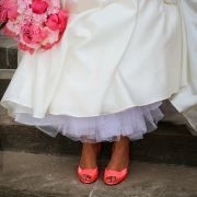 Pop of Color in the Shoes