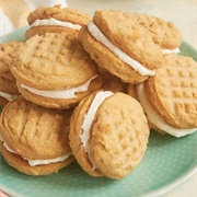 Peanut Butter Marshmallow Sandwich Cookies