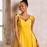 Ruched Bodice on Dress