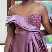 Crisscross Bodice With Beaded Cup