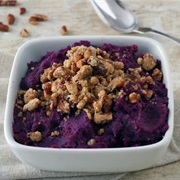 Purple and Brown Food