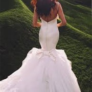 Mermaid Dress With Bow at Flare