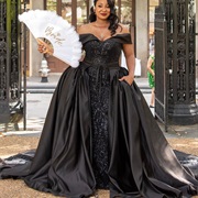 Tie-Front Detachable Overskirt