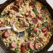 White Bean and Smoked Sausage Skillet