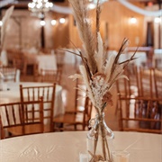 Pampas Grass Decor at Wedding
