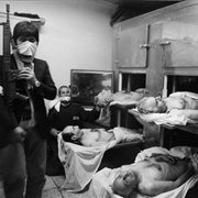 The Bodies of Four Generals, Executed After a Secret Trial Held at Ayatollah Khomeini's... (Abbas)