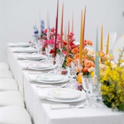 Rainbow Tablescape