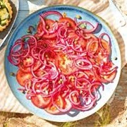 Marinated Red Onion and Tomato