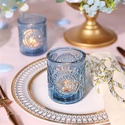 Colorful Candle Holders in Centerpieces
