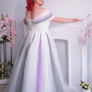 Different Color Stripes in Tulle