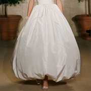 Bubble Skirt Wedding Dress