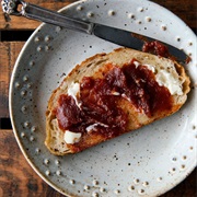 Sourdough Bread With Quince Jelly