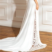 See-Through Panel in Side of Skirt