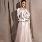 Taffeta and Tulle Fabrics for Dress