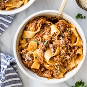 Tagliatelle Al Beef Ragu