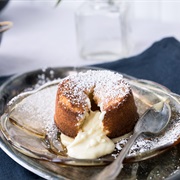 White Chocolate Lava Cake