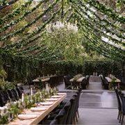 Drapery Effect Done With Greenery