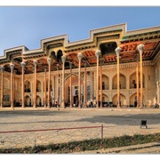 Bolo Hauz Mosque, Bukhara, Uzbekistan