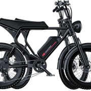 Riding an Electric Bike Through the Suburbs