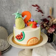 Fruit Theme Cake