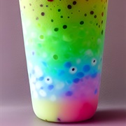 Tutti Frutti Boba Tea With Huckleberry Boba