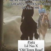 #963 Old Town Road by LIL NAS X Featuring Billy Ray Cyrus
