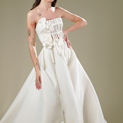 Bodice With Cut-Out Lines