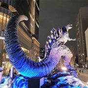 Godzilla Statuę, Tokyo