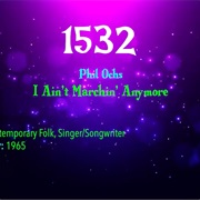 #7677 I Ain't Marchin' Anymore by Phil Ochs