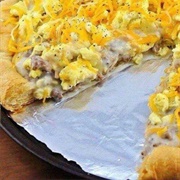Sausage Gravy Pizza