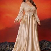 Satin Skirt on Wedding Dress