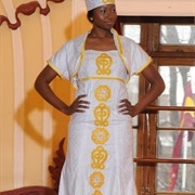 Adinkra Symbols Decorating Dress