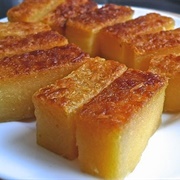 Kuih Bingka Ubi (Tapioca Cake)