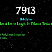 #9373 It Takes a Lot to Laugh, It Takes a Train to Cry by Bob Dylan