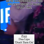 #952 Don't Start Now by Dua Lipa