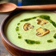 Verdant Mushroom Soup